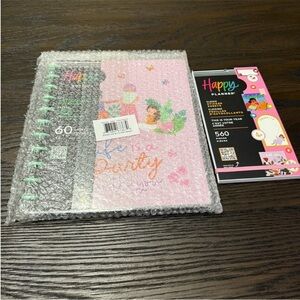 Happy Planner Squad Goals Big Notebook and Sticker | NWT